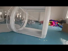4m Dia Transparante Duidelijke opblaasbare koepel Bubbel Camping tent Met luchtdichte tunnel