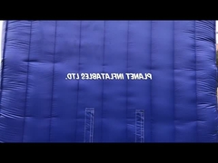 Splash opblaasbare 0,55 mm PVC waterglijbaan met zwembad