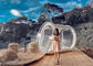 Outdoor Transparante Grote Opblaasbare Bubble Camping Tent Enkele Tunnel Opblaasbare Bubble House Camping Globe Tent